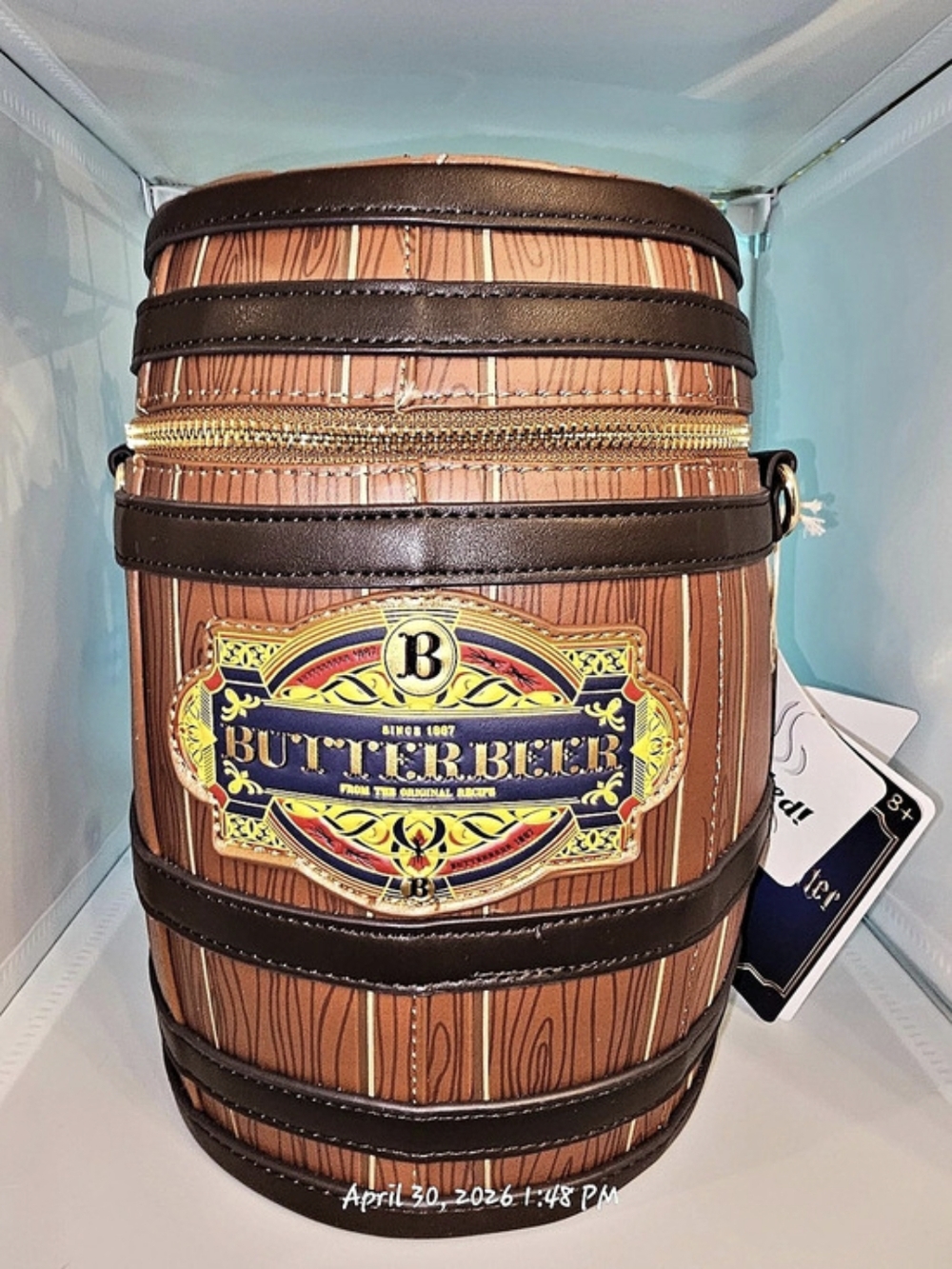Loungefly Harry Potter Butterbeer Barrel Cosmetic Bag Brown